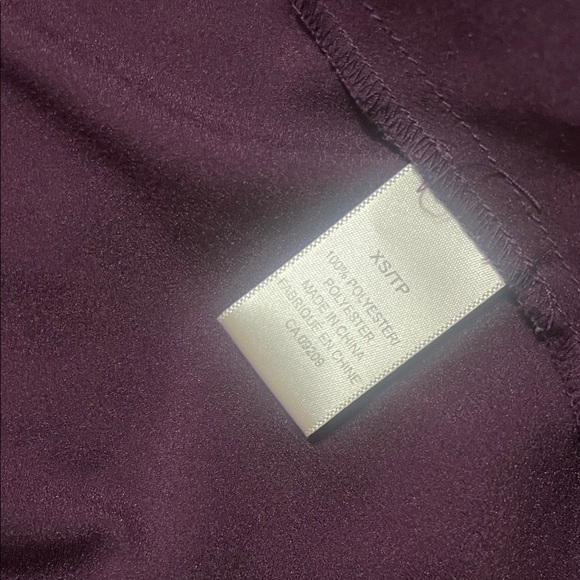 Cleo Purple Ruffle Blouse – XS Petite - Picture 9 of 11